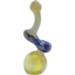 LA Pipes "Rake Bubb" Fumed Sherlock Bubbler Pipe (Various Colors) - Headshop.com