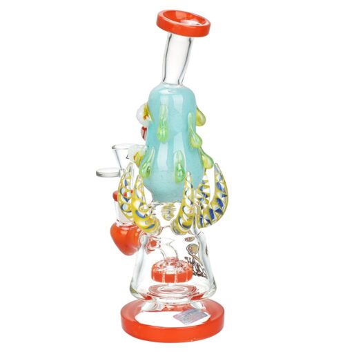 Lookah Glass Evil Eye Water Pipe - 9.75" / 14mm F - Headshop.com