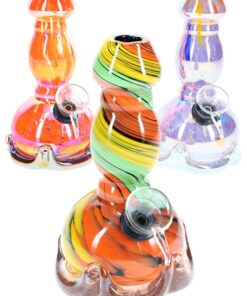 5.5″ Swirl Mini Beaker Bong