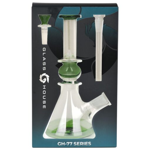 Glass House Orb Beaker Water Pipe - 8.5" / 14mm F - Headshop.com