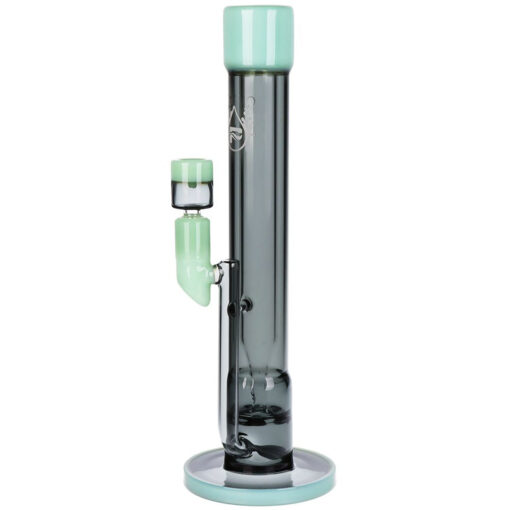 Pulsar Transporter Kicked Straight Tube Glass Water Pipe | 14" | 14mm F