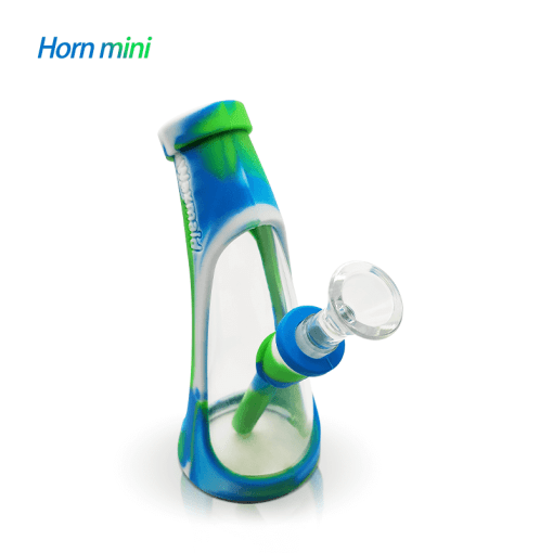 Waxmaid 5.67″ Mini Horn Silicone Glass Bubbler - Headshop.com