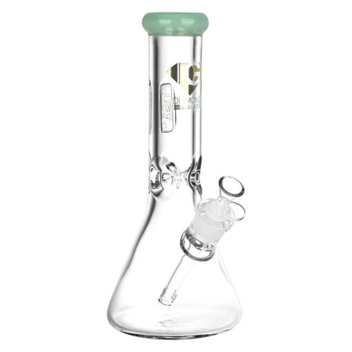 Diamond Glass American Made Beaker Bong - 11.75" / 14mm F - Headshop.com