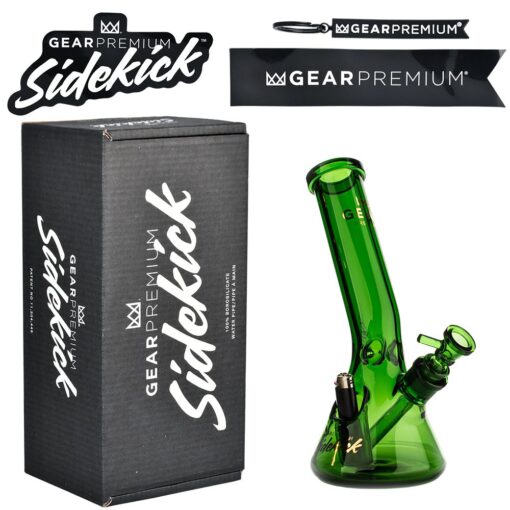 Gear Premium Sidekick Laid Back Glass Beaker Water Pipe | 12" - Headshop.com