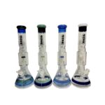 Daze Glass - Approx. 16 Striped Glass Water Pipe - Headshop.com