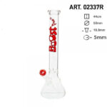 Boost | 17" Red Beaker Base Glass Water Pipe - Headshop.com
