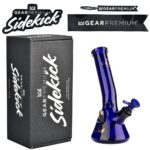 Gear Premium Sidekick Laid Back Glass Beaker Water Pipe | 12" - Headshop.com