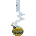 LA Pipes "Switchback" Bubble Base Bong - Headshop.com