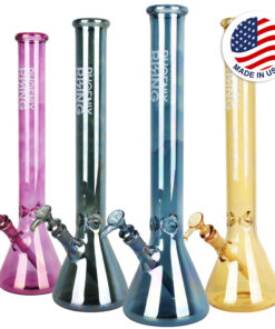 Phoenix Rising Shine Tall Beaker Water Pipe-18"/14mm F/Clrs Vry - Headshop.com