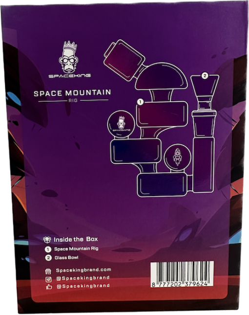 Space King Glass - 'Space Mountain' Bong - Headshop.com