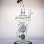 Recycler Style Water Pipe w/ Perc Approx. 5.8" - Headshop.com