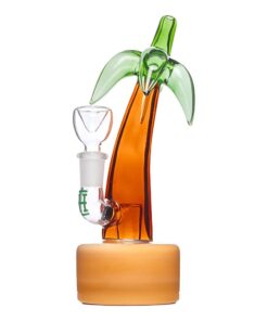 Hemper Beach Box Palm Tree Water Pipe - 7" / 14mm F - Headshop.com