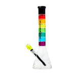 Cheech Glass 18" Rainbow Glycerin Water Pipe - Headshop.com