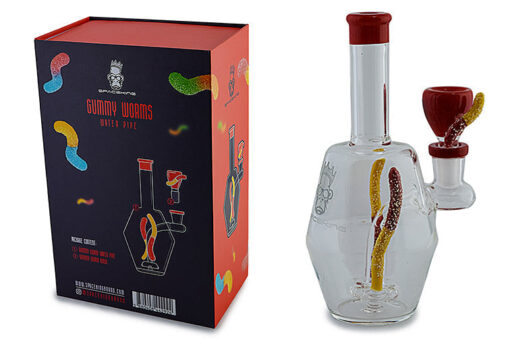 Space King Gummy Worms Water Pipe - Headshop.com