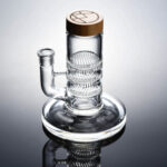 Vitae Glass Tri-combs Base - Headshop.com