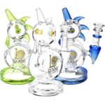 Lookah Glass Rooster Water Pipe | 7.5" | 14mm F - Headshop.com