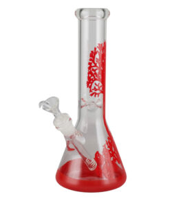 Red Tree Glass Beaker Bong - Headshop.com