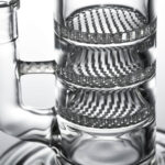Vitae Glass Tri-combs Base - Headshop.com