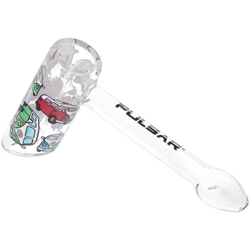 Pulsar Design Series Hammer Glass Bubbler | 8" - Headshop.com
