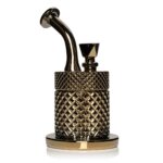 Twenties Collection Water Pipe | Gold - Headshop.com