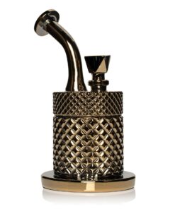 Twenties Collection Water Pipe | Gold - Headshop.com