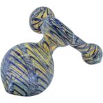 LA Pipes "Colored Sidecar" Fumed Sidecar Bubbler Pipe (Various Colors) - Headshop.com