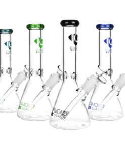 Diamond Glass Gold Clone Water Pipe - 10"/14mm F/Colors Vary - Headshop.com