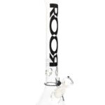 ROOR 18″ Bent-Neck Beaker Bong – 5mm Thick Glass-on-Glass w/ Ice Pinch
