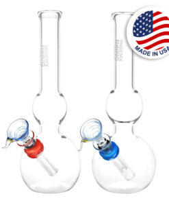 Phoenix Rising Classic Double Bubble Water Pipe - 8"/Colors Vary - Headshop.com