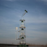 15" Triple Matrix Percolator Glass Water Pipe - Headshop.com