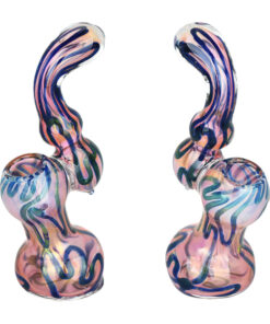 DNA Twist Gold Fumed Sherlock Bubbler - 5.5" - Headshop.com