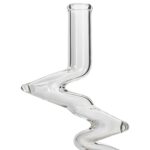 LA Pipes "Switchback" Bubble Base Bong - Headshop.com