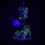 Monstrous Mushroom Mashup Beaker Glass Water Pipe - 8"/ 14mm F / Designs Vary - Headshop.com