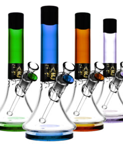Pulsar High Class Beaker Waterpipe- 10.5"/14mm F/Colors Vary - Headshop.com