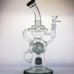 Recycler Style Water Pipe w/ Perc Approx. 5.8" - Headshop.com