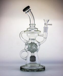 Recycler Style Water Pipe w/ Perc Approx. 5.8" - Headshop.com