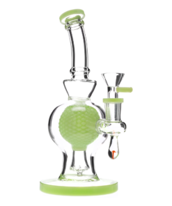 HB King 7" Grid Globe Perc Water Pipe - Headshop.com