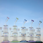 10.6" Glass Straight Water Pipe w/ Dual Arm Percolators - Headshop.com