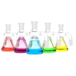 Pulsar Glycerin Beaker-Style Dry Ash Catcher | 3.5" | 14mm | Colors Vary - Headshop.com