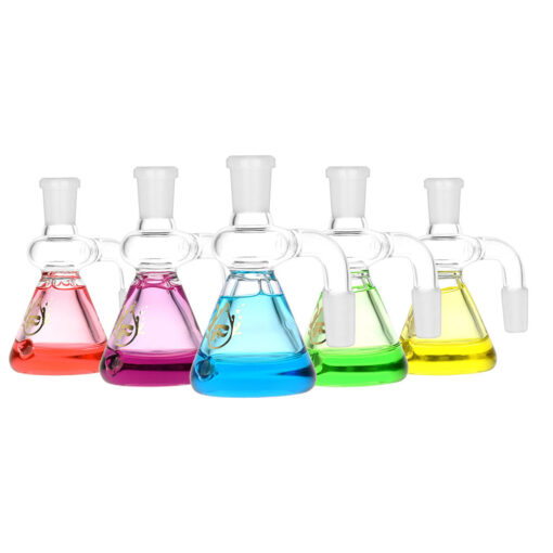 Pulsar Glycerin Beaker-Style Dry Ash Catcher | 3.5" | 14mm | Colors Vary - Headshop.com