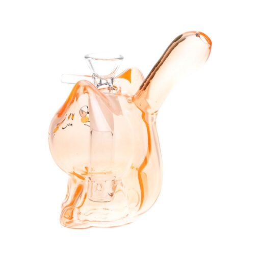 SeshGear Kitty Cat Glass Water Pipe | 5.5" | 14mm F | Colors Vary - Headshop.com