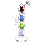 Pulsar Stacks on Stacks Glass Water Pipe - 11.75" - Headshop.com