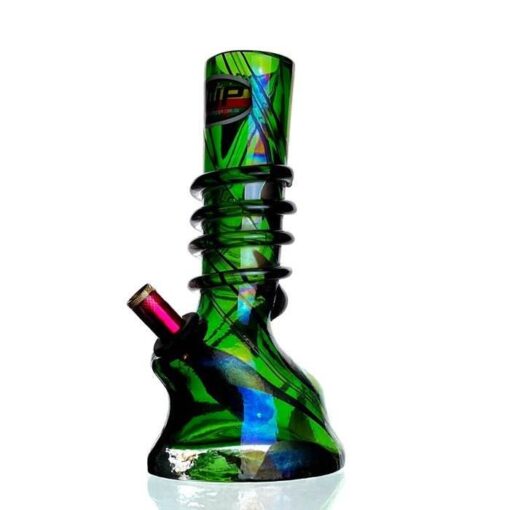 MWP 3G Green Swirl Glass Bong 21cm