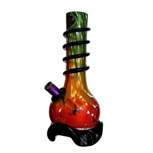 MWP 3G Swirl Multi Colour Glass Bong 21cm