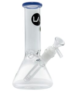 LA Pipes Beaker Bong - Multiple Colors - 8" - Headshop.com