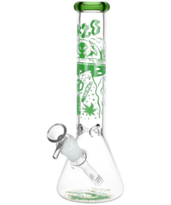 420 UFO Visitor Glass Beaker Water Pipe | 10" | 14mm F