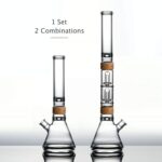 22" Alpha + Dual UFO Perc Bong - Headshop.com