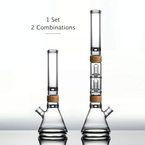 22" Alpha + Dual UFO Perc Bong - Headshop.com