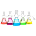 Pulsar Glycerin Beaker-Style Dry Ash Catcher | 3.5" | 14mm | Colors Vary - Headshop.com