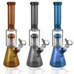Pulsar Tree Perc Beaker - 11.5" / 14mm F / Colors Vary - Headshop.com